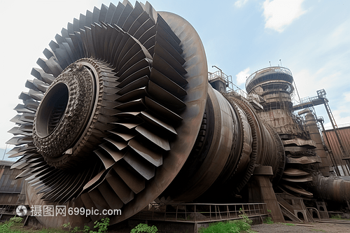 工业工厂发电厂涡轮机